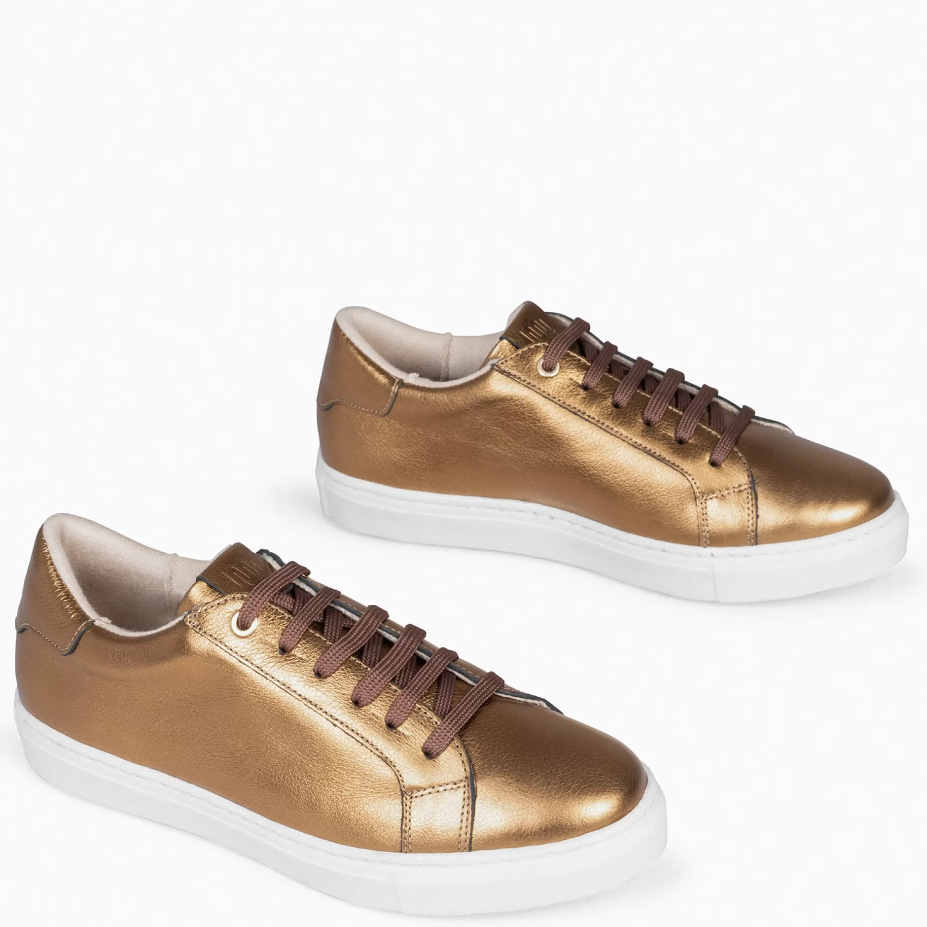 miMaO Deportivas<Sneaker - Zapatillas Casual De Mujer Bronce