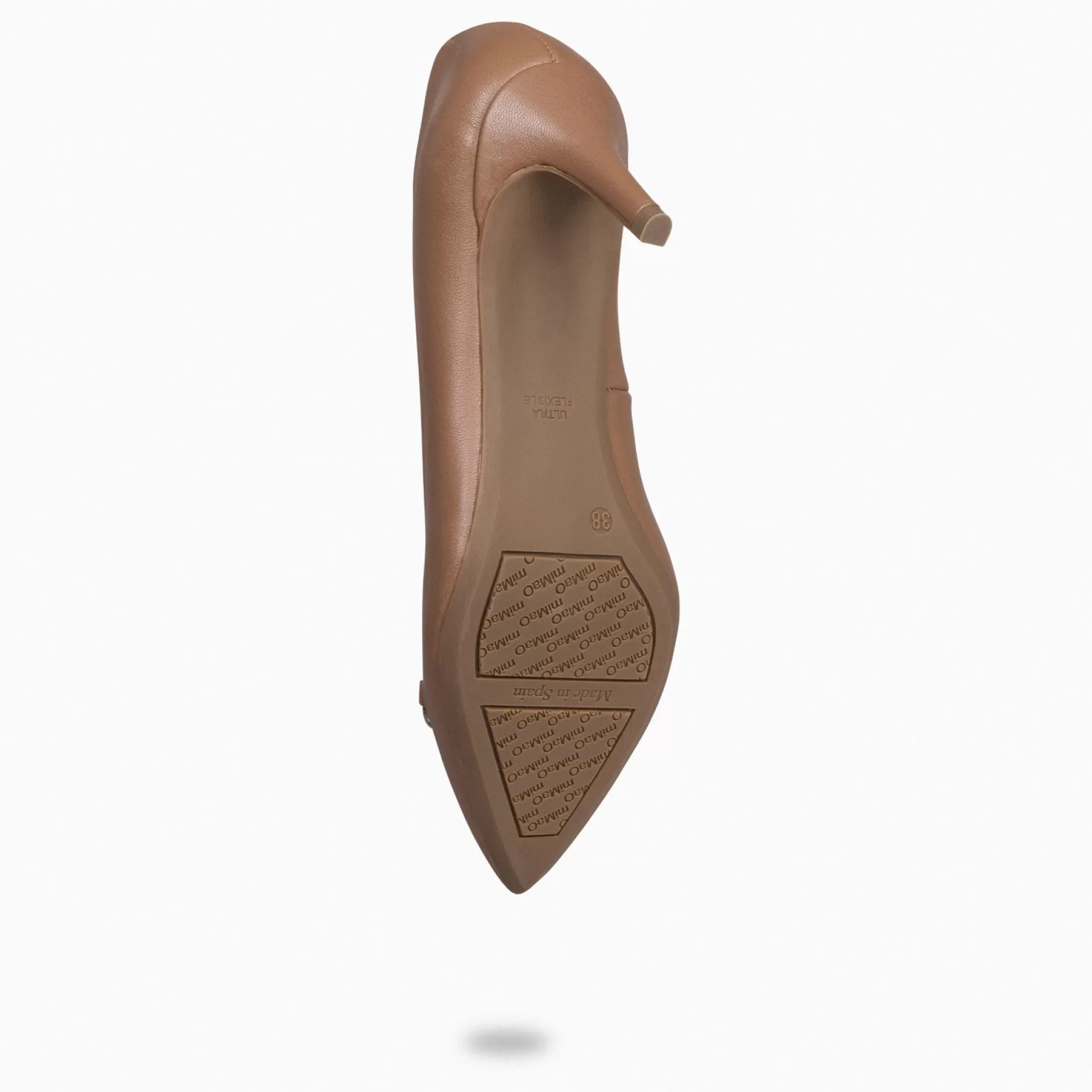 miMaO Zapatos De Fiesta<Stiletto Elegance - Zapatos De Tacón De Aguja Con Adorno Metalizado Camel