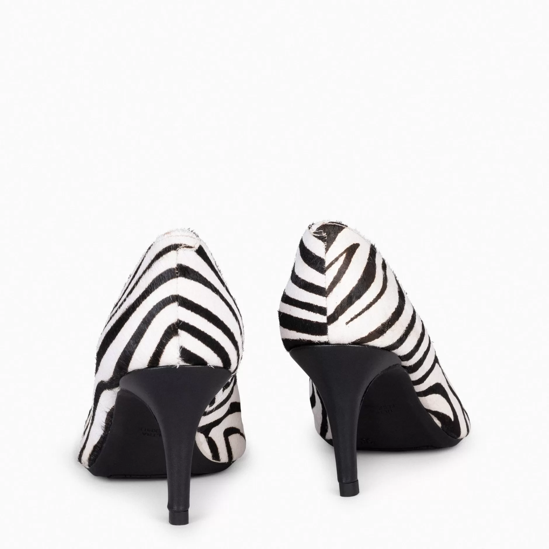 miMaO Zapatos De Fiesta<Stiletto Wild - Zapatos De Tacón De Aguja Con Animal Print Cebra Blanco