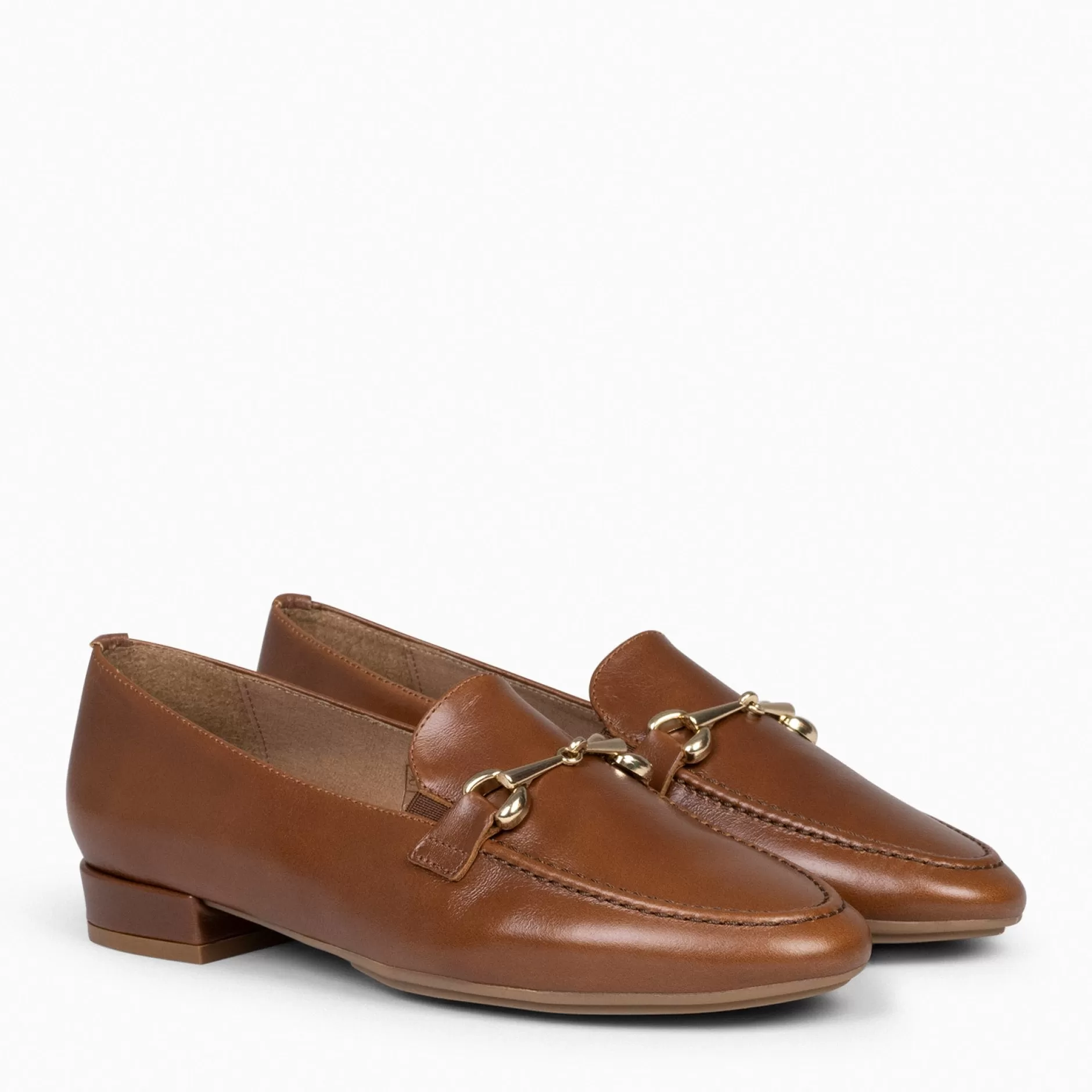 miMaO Mocasines Y Blucher<Style - Mocasines Con Detalle Metalizado Camel