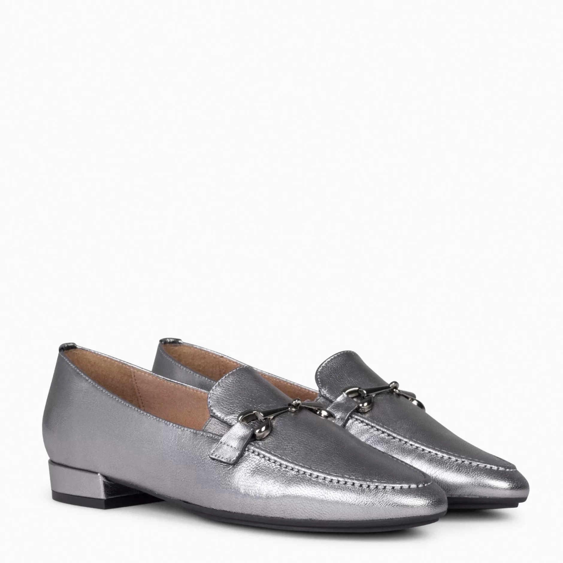 miMaO Mocasines Y Blucher<Style - Mocasines Con Detalle Metalizado Plata