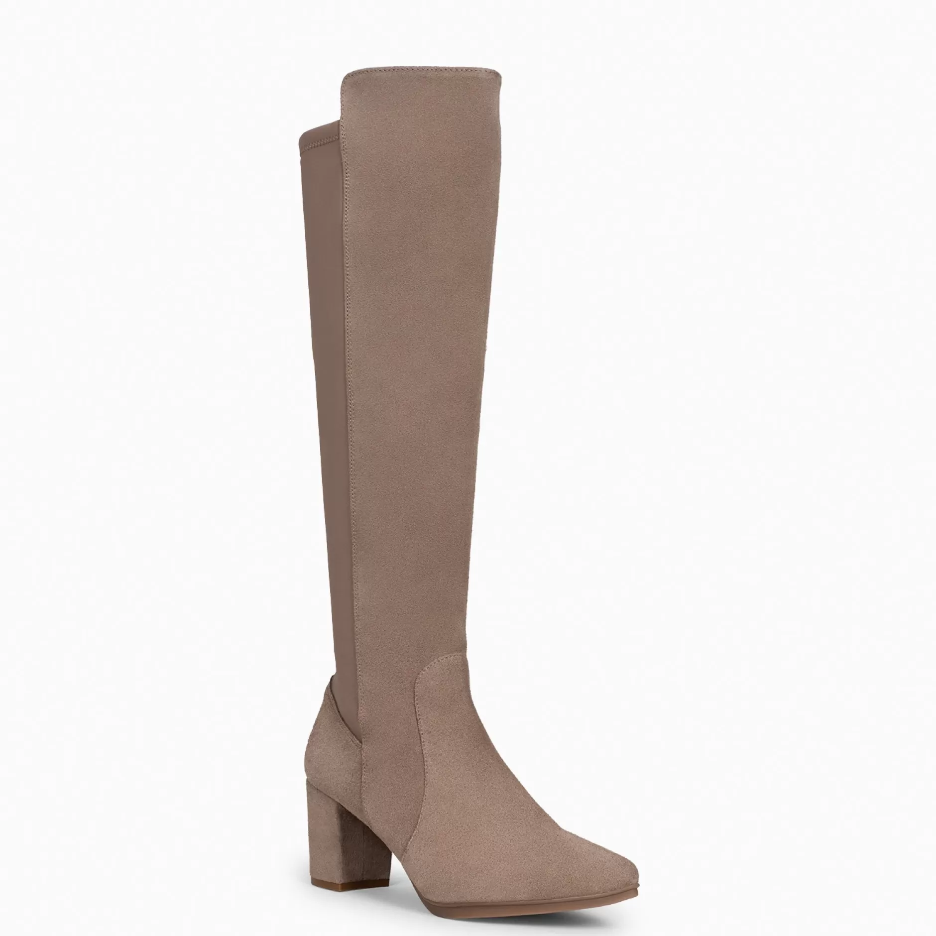 miMaO Botas<Sunset – Botas De Tacón Elasticas Taupe