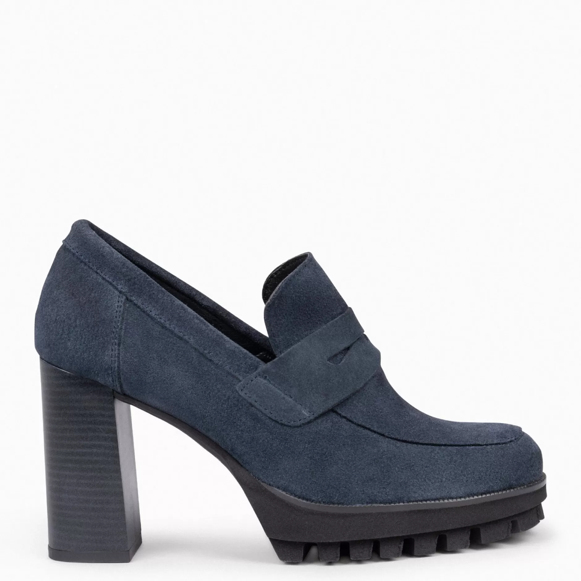 miMaO Mocasines Y Blucher<Trend – Mocasin Con Tacón Y Plataforma Azul