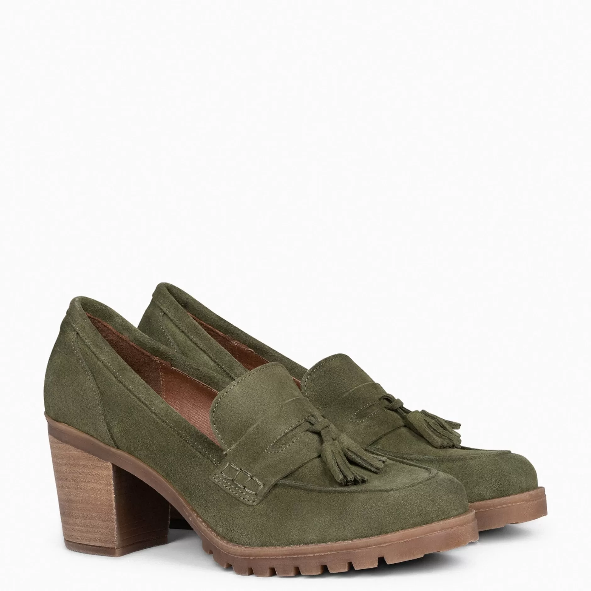 miMaO Mocasines Y Blucher<Trend S - Mocasin De Serraje Con Borla Kaki