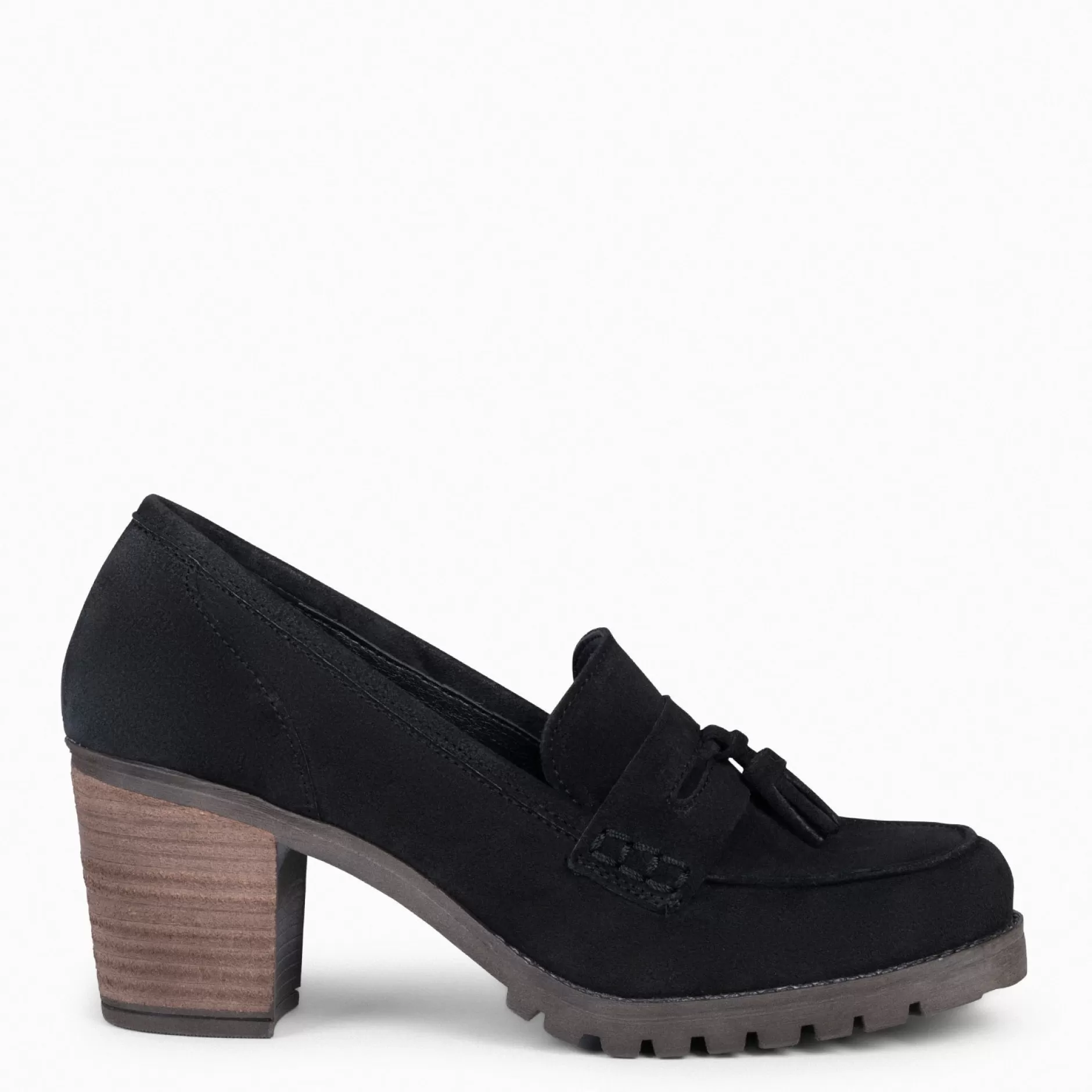 miMaO Mocasines Y Blucher<Trend S - Mocasin De Serraje Con Borla Negro