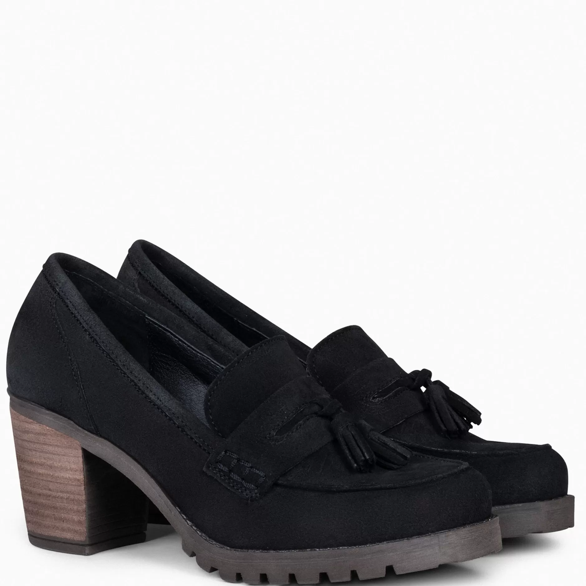 miMaO Mocasines Y Blucher<Trend S - Mocasin De Serraje Con Borla Negro