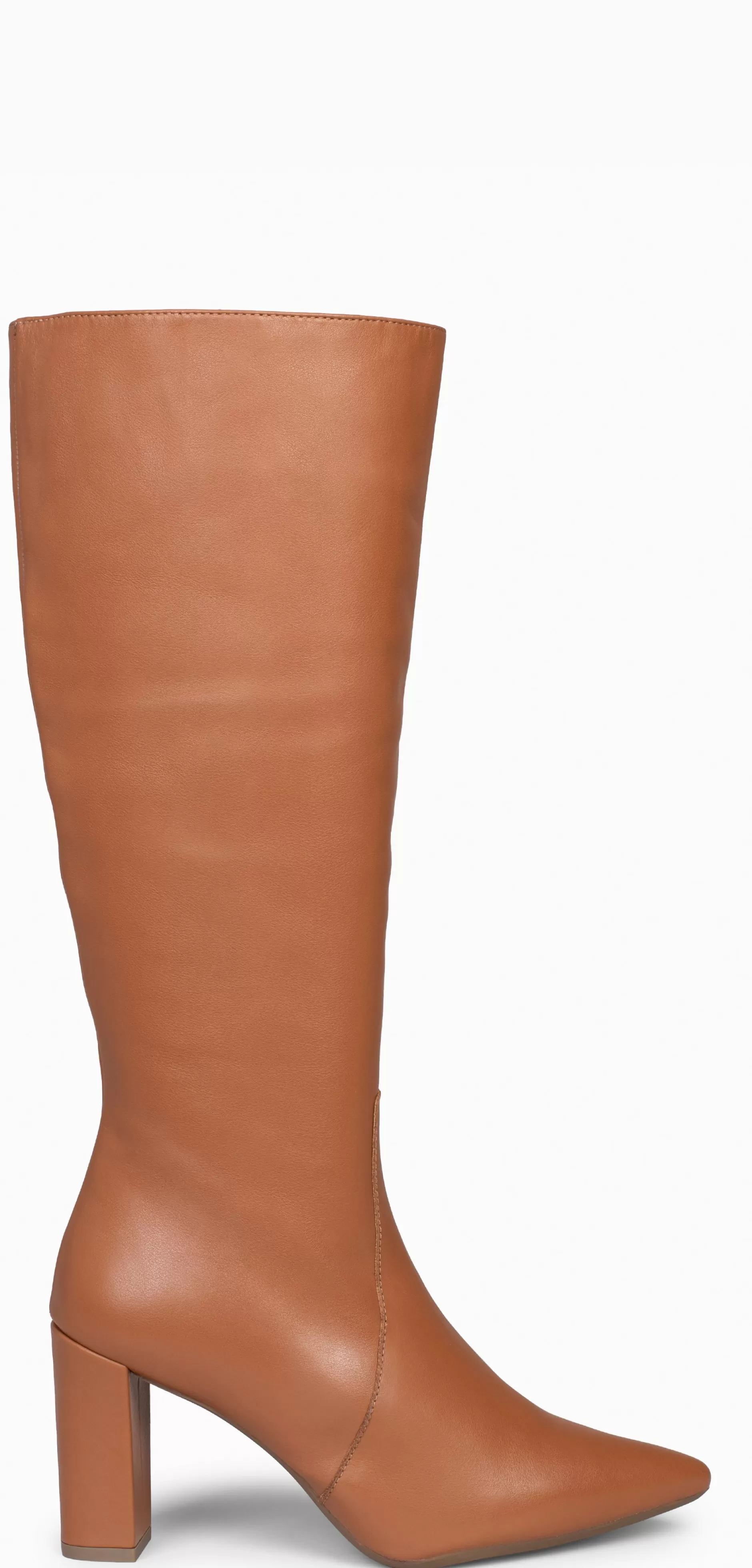 miMaO Botas<Urban - Botas Altas De Tacón Con Cremallera En Napa Camel
