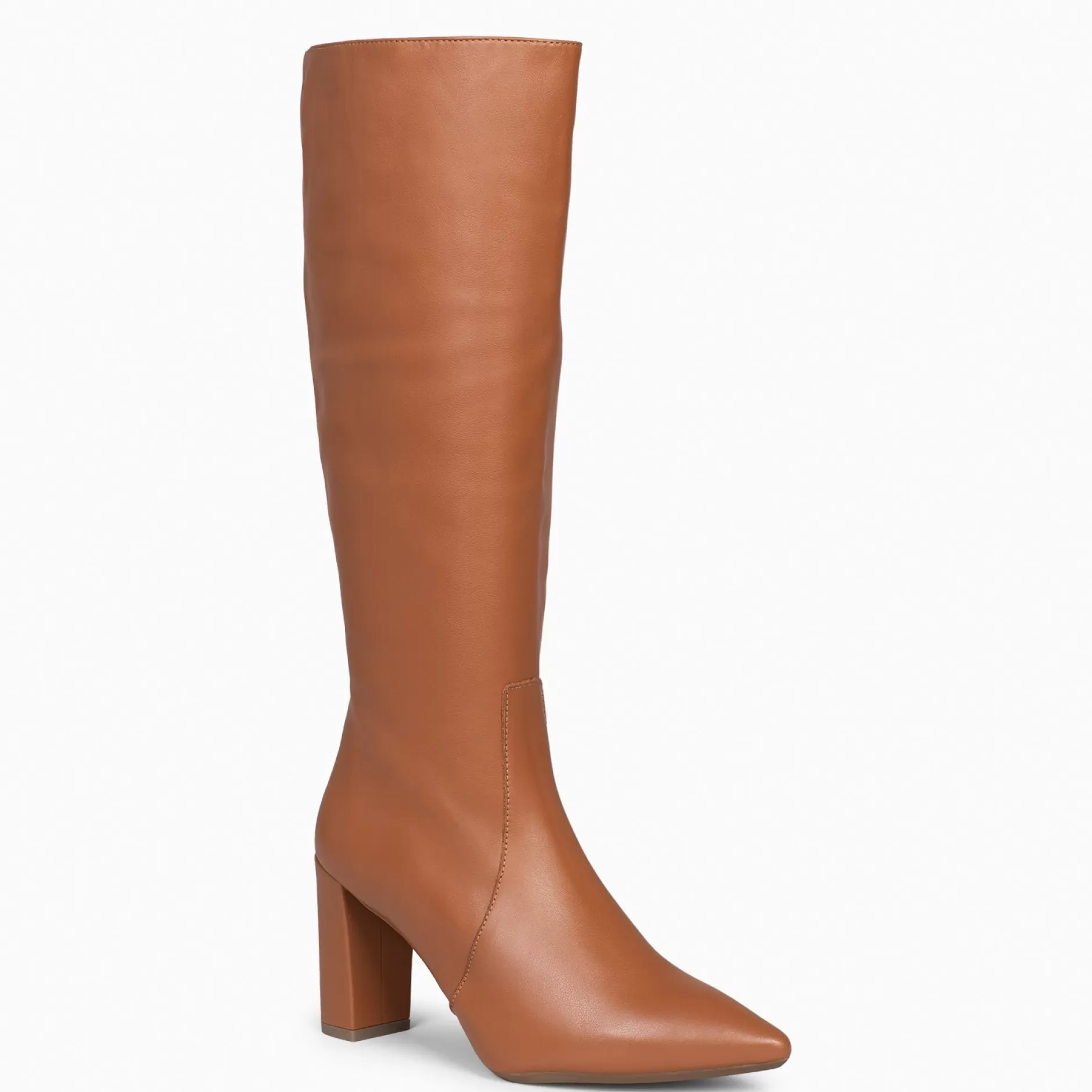 miMaO Botas<Urban - Botas Altas De Tacón Con Cremallera En Napa Camel