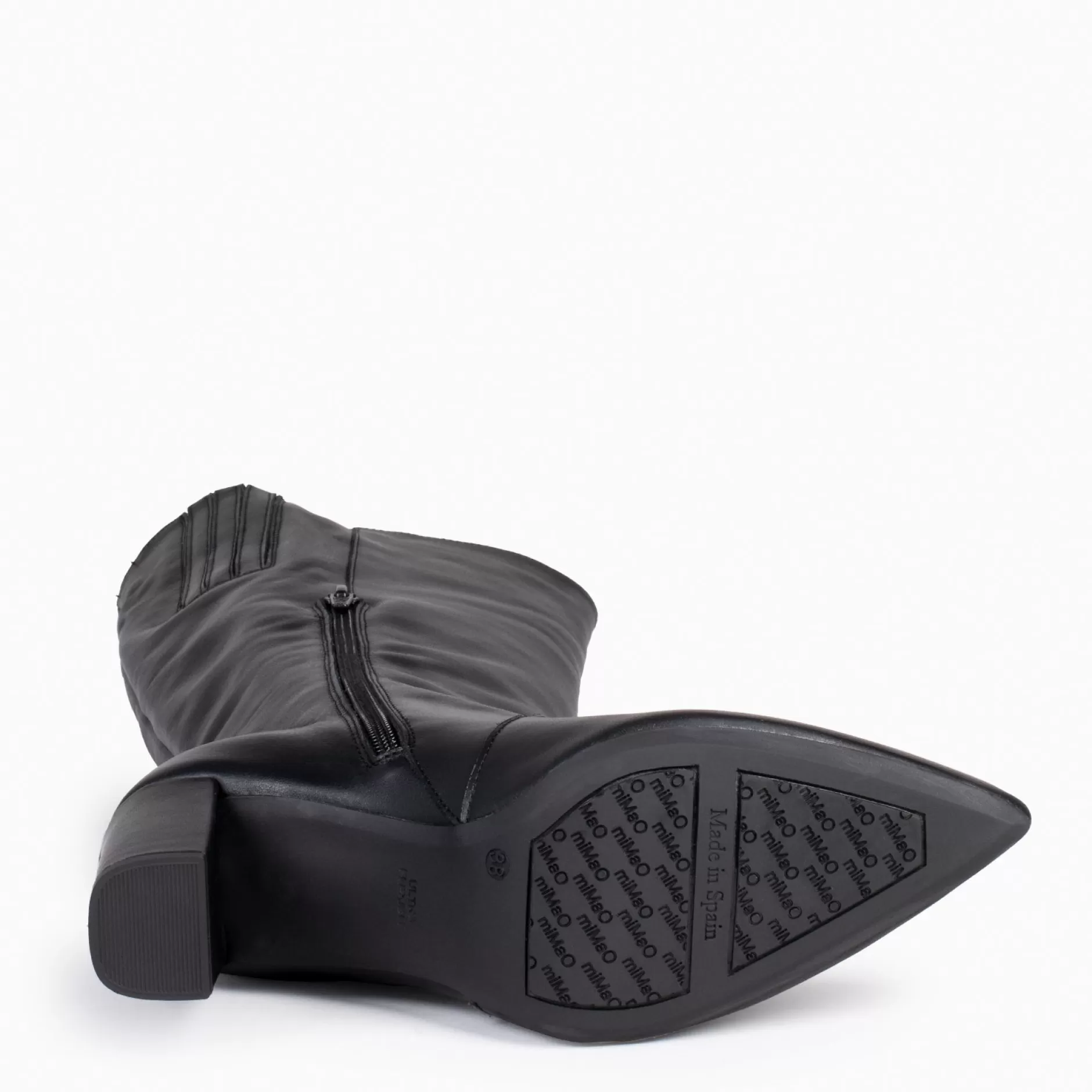 miMaO Botas<Urban - Botas Altas De Tacón Con Cremallera En Napa Negro