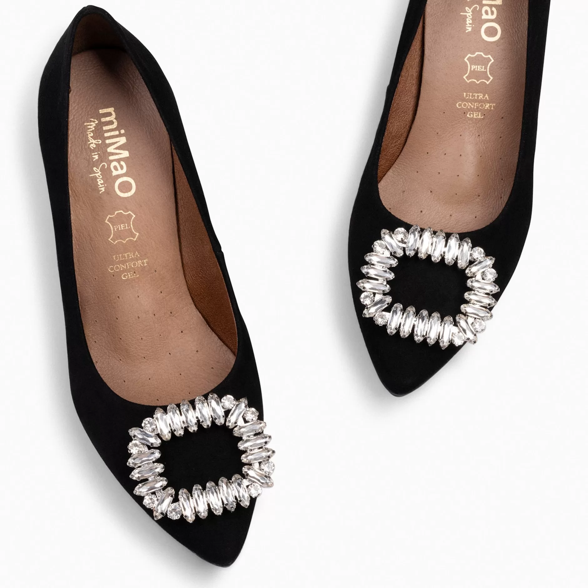 miMaO Zapatos De Fiesta<Urban S Cristal - Zapatos De Tacón Con Pedreria En Color Negro