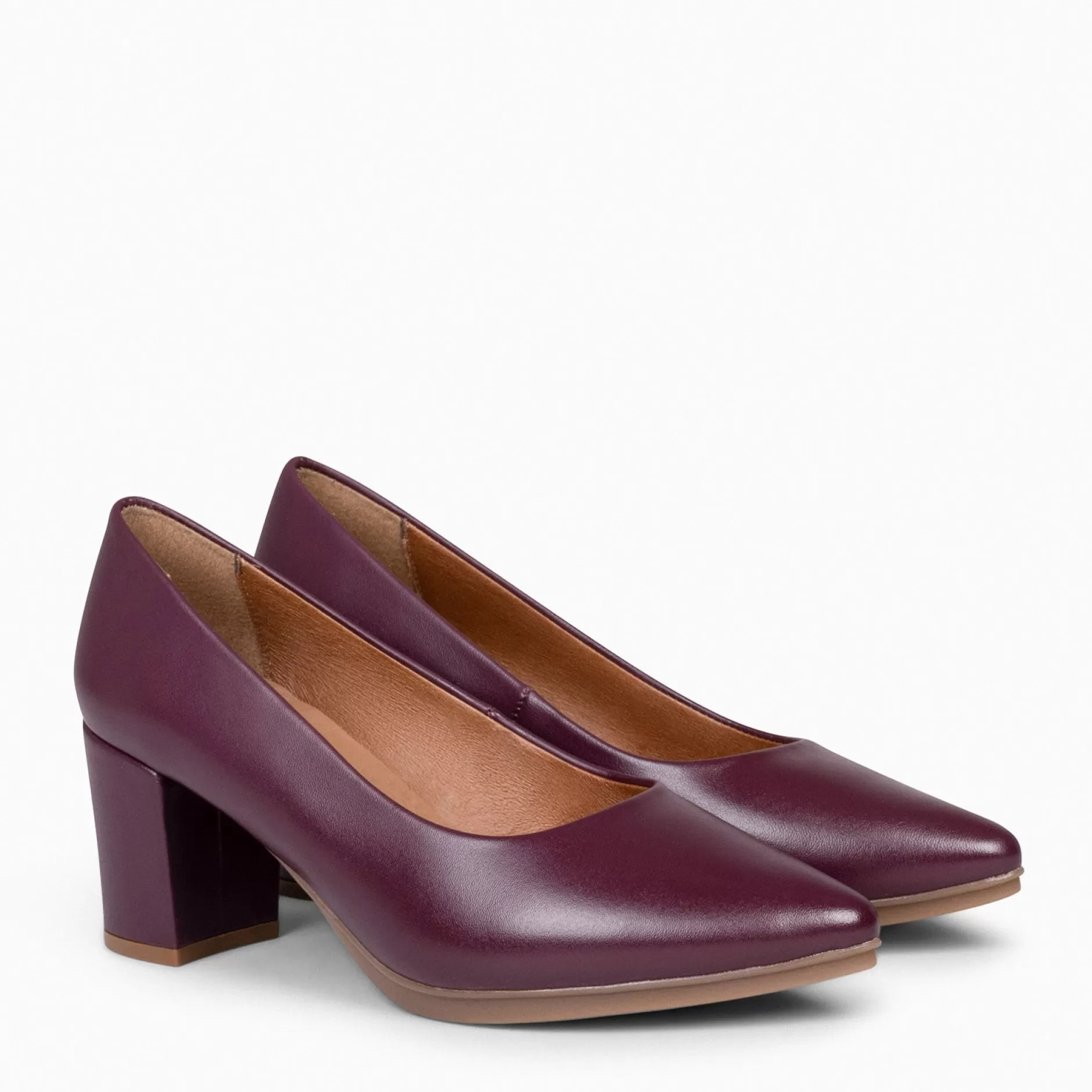 miMaO Urban Zapatos De Tacón<Urban S Salon – Zapatos De Tacón Medio De Napa Burdeos