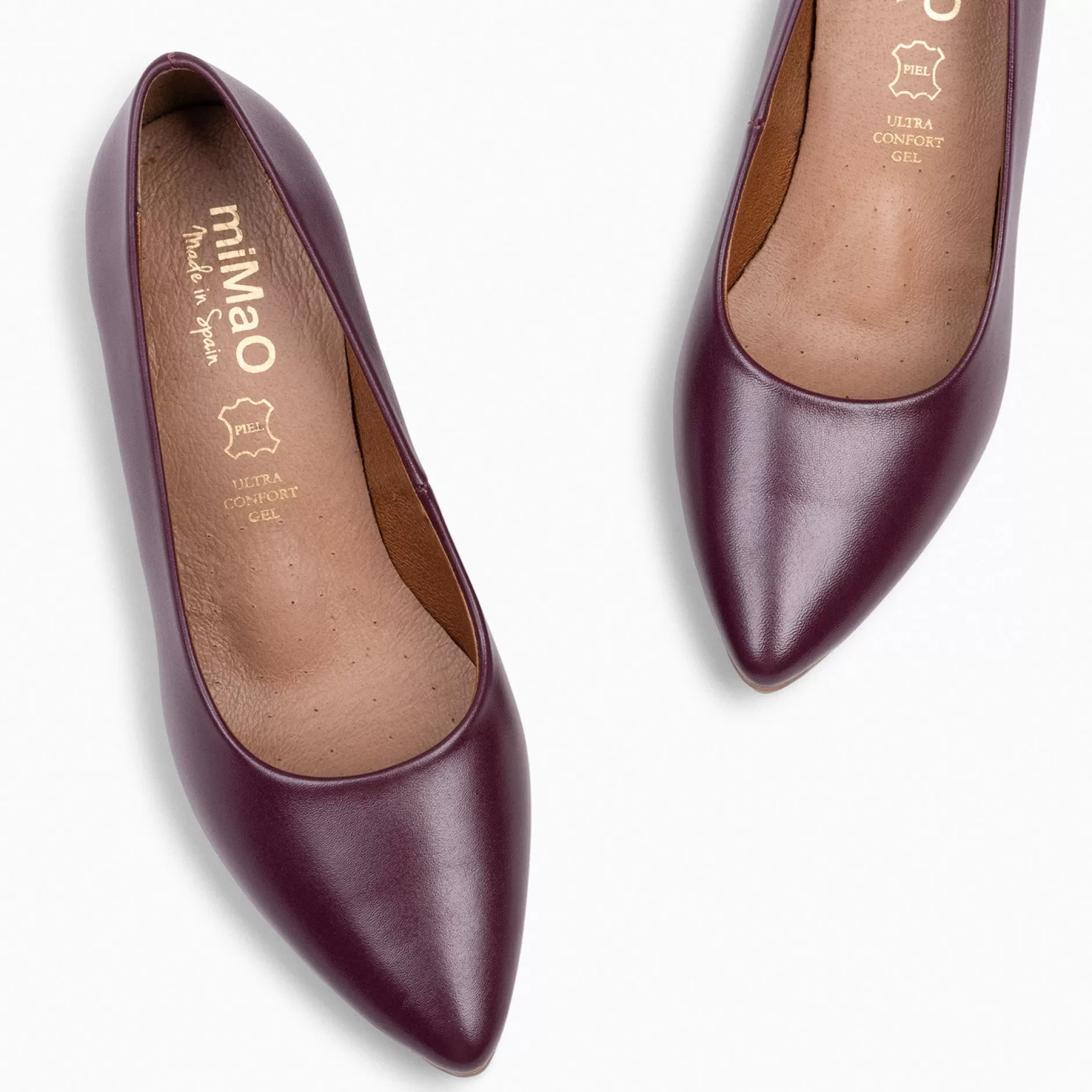 miMaO Urban Zapatos De Tacón<Urban S Salon – Zapatos De Tacón Medio De Napa Burdeos