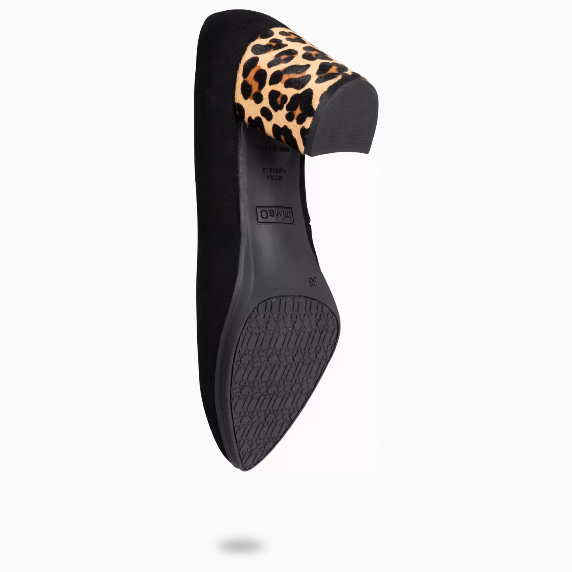 miMaO Zapatos De Fiesta<Urban S Wild - Zapatos Negros De Tacón Animal Print Leopardo