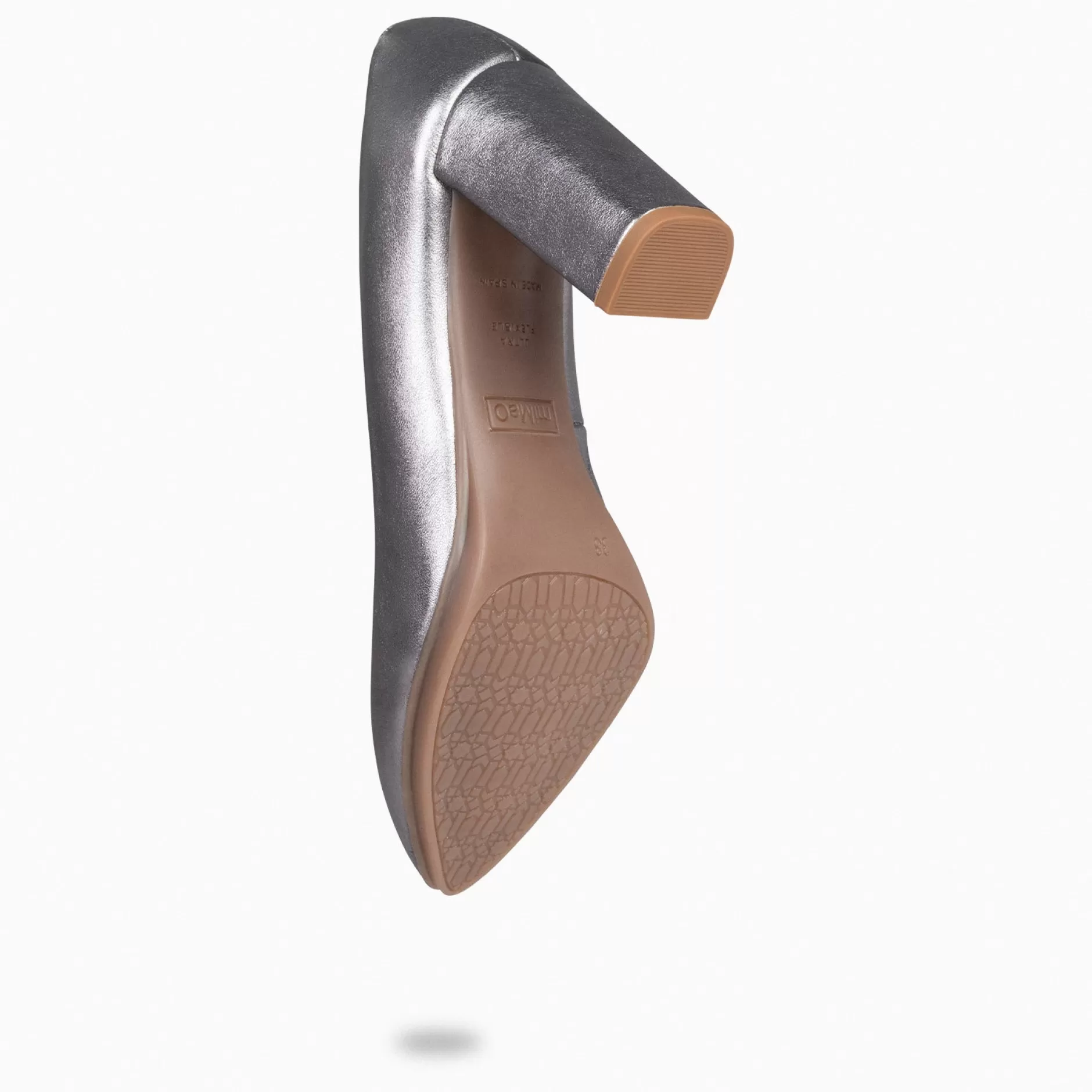miMaO Zapatos De Fiesta<Urban Splash - Zapatos De Tacón Alto De Piel Metalizada Plata