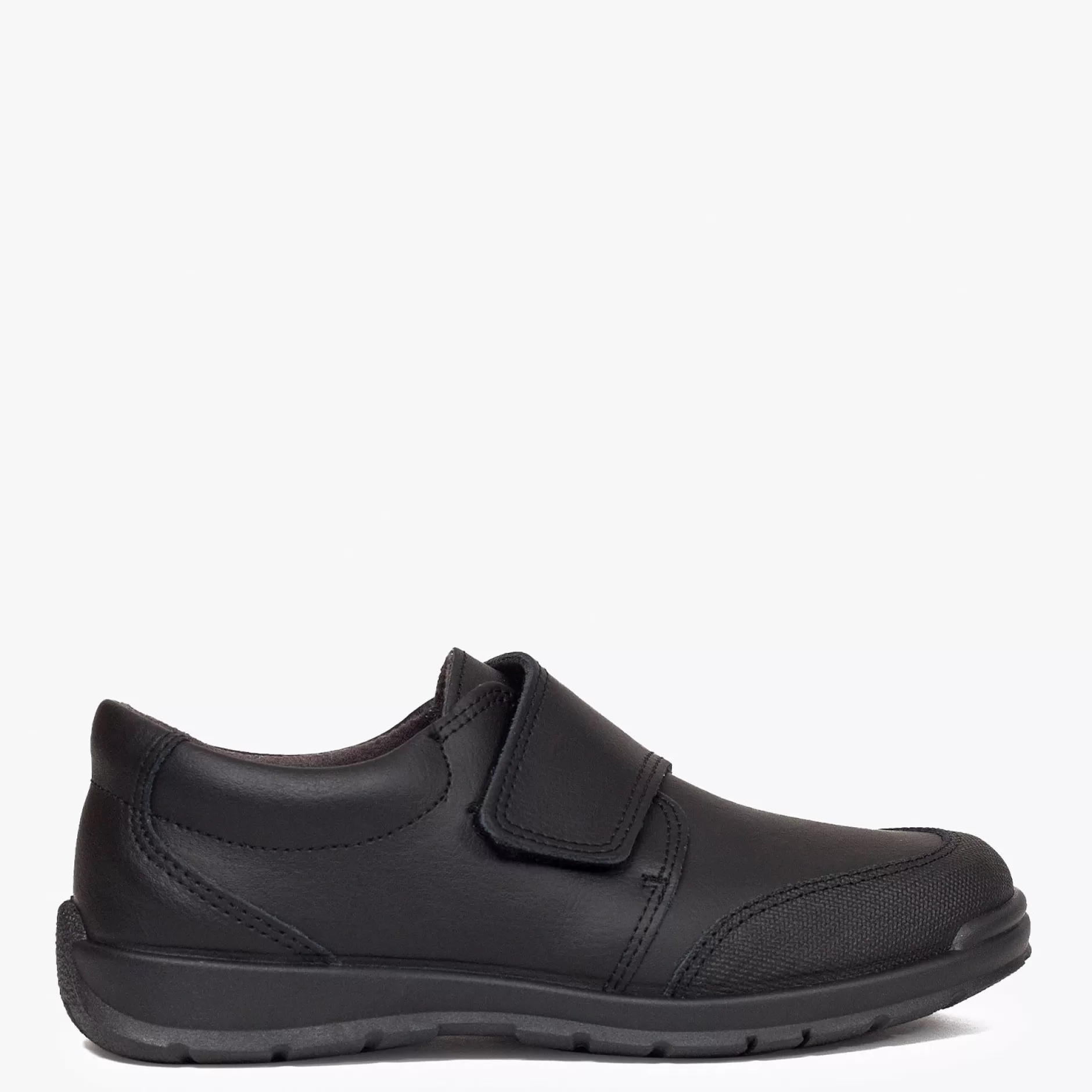 miMaO Zapato<Zapatos Colegiales Niños Clasico De Velcro En Piel Negro