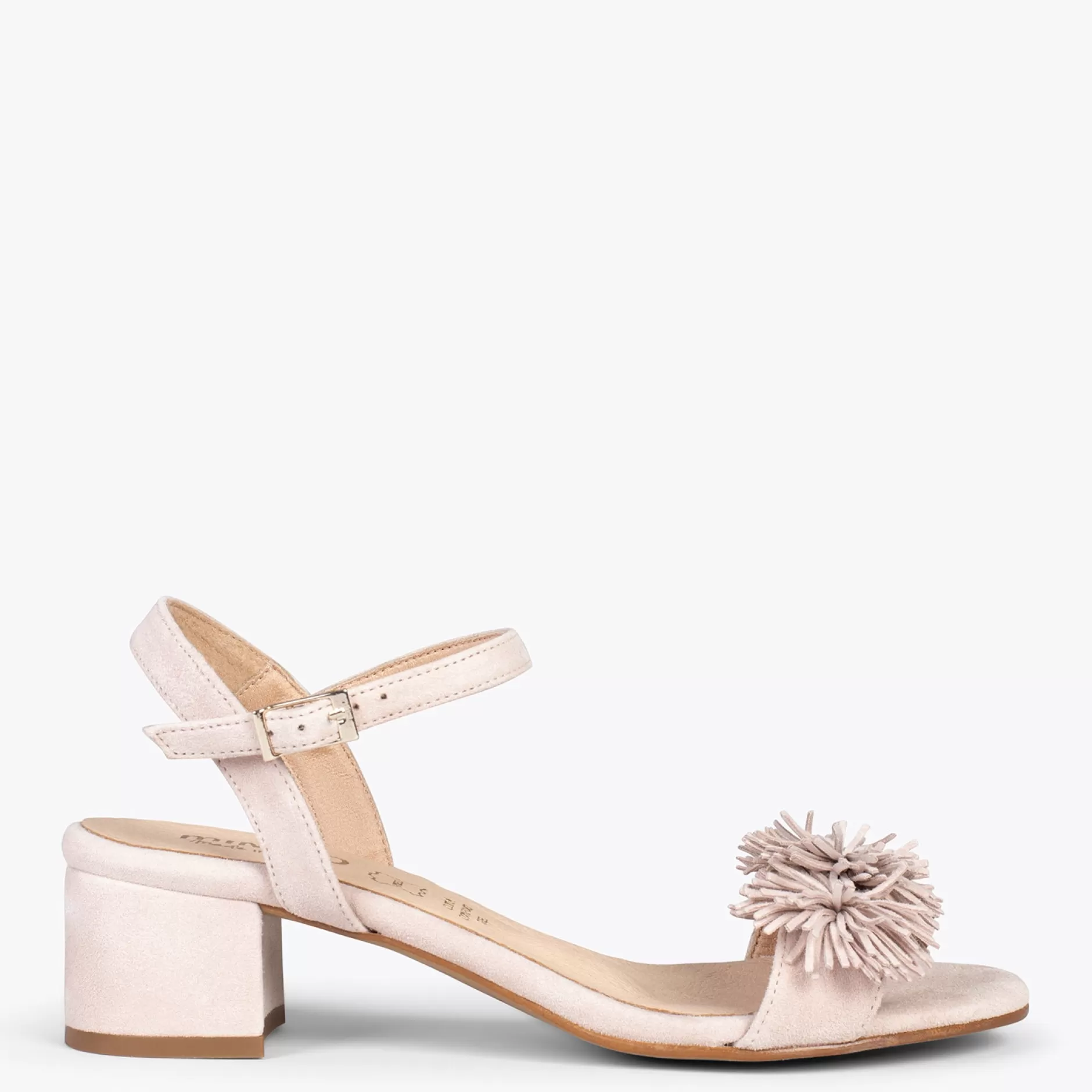 miMaO Sandalias De Tacón<Zinnia – Sandalias De Fiesta Con Adorno Floral Nude
