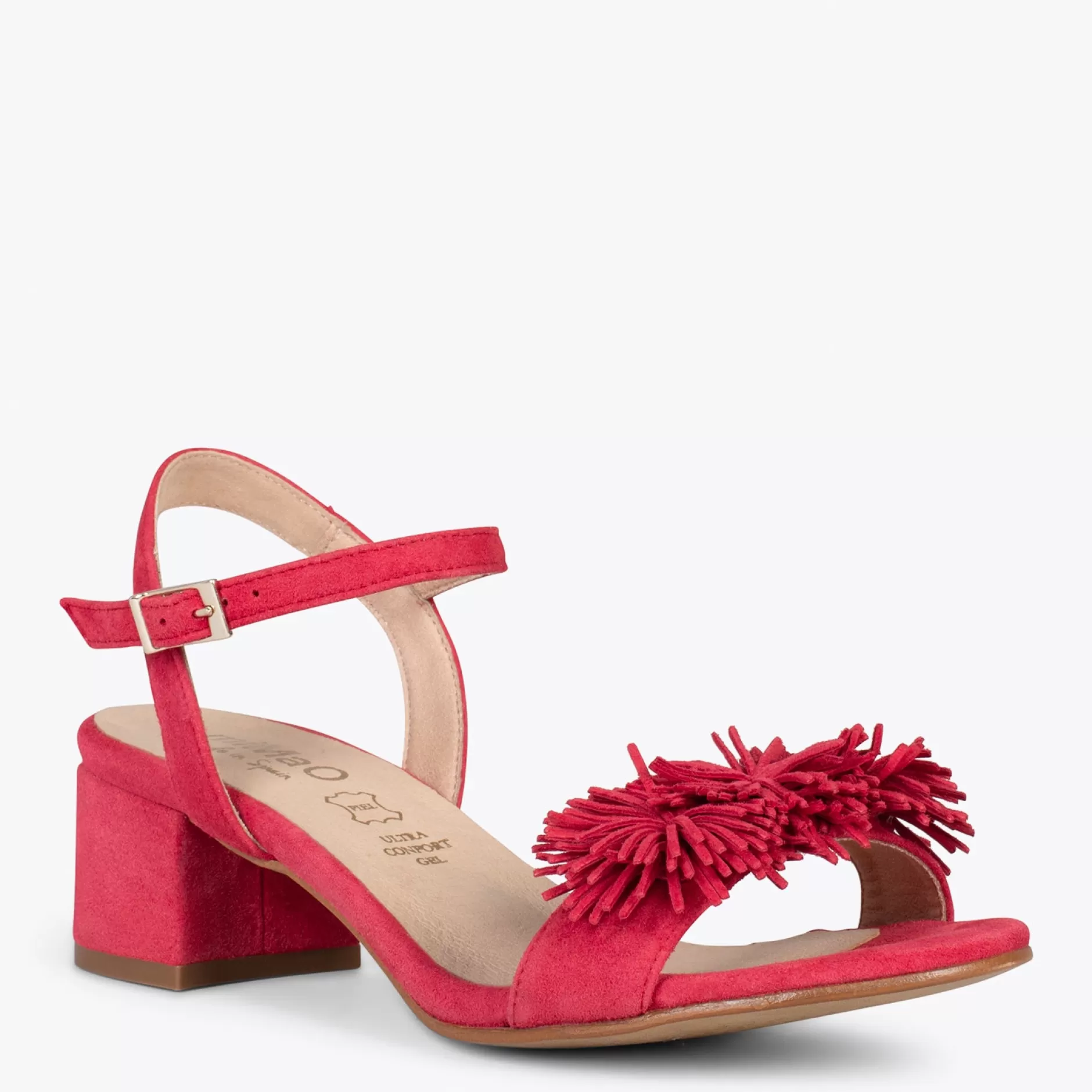 miMaO Sandalias De Tacón<Zinnia – Sandalias De Fiesta Con Adorno Floral Rojo