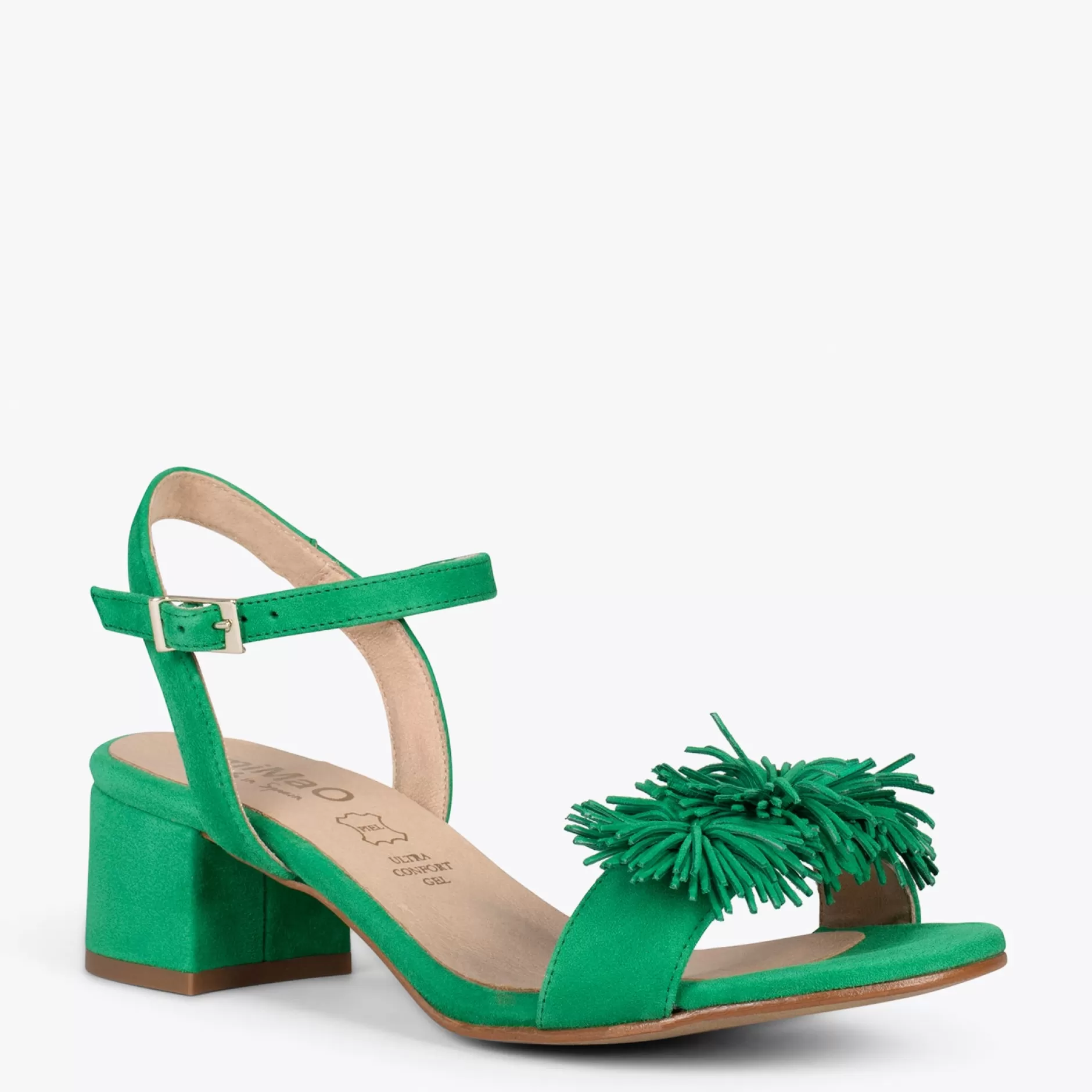 miMaO Sandalias De Tacón<Zinnia – Sandalias De Fiesta Con Adorno Floral Verde